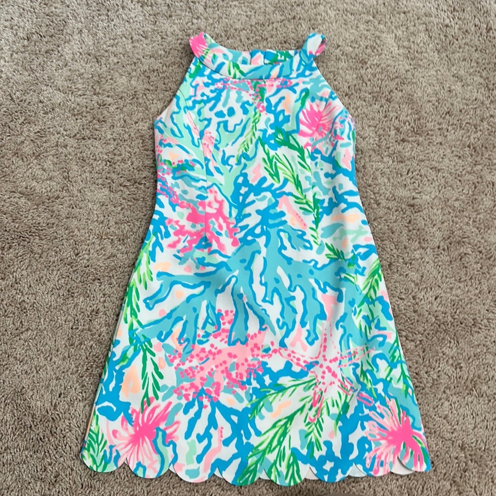 Lilly Pulitzer Kids Dress - Blue, Pink, Green Floral